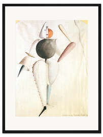 Gerahmter Kunstdruck Figurine