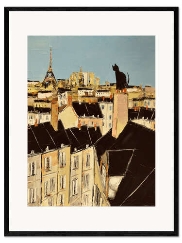 Gerahmter Kunstdruck Schwindelfrei in Paris