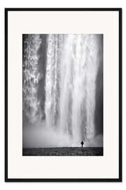 Gerahmter Kunstdruck Skogafoss