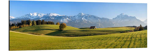 Alubild Alpen im Herbst I