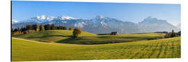 Tableau en aluminium Les Alpes en automne  I