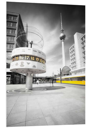 PVC-taulu World Clock Berlin