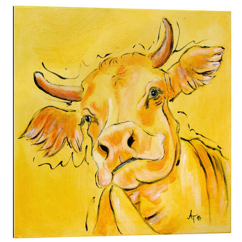 Gallery print The yellow cow Lotte