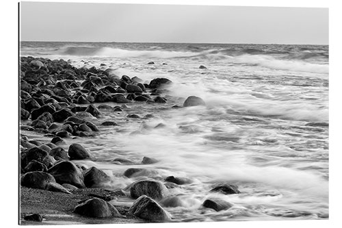 Gallery print Steine im Meer monochrome