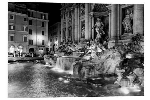 Tableau en PVC Fontaine de Trevi à Rome