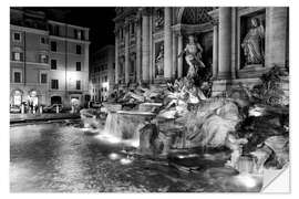 Vinilo para la pared Fuente de Trevi en Roma