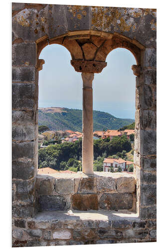 PVC-taulu A view through the window in Tuscany, Italy