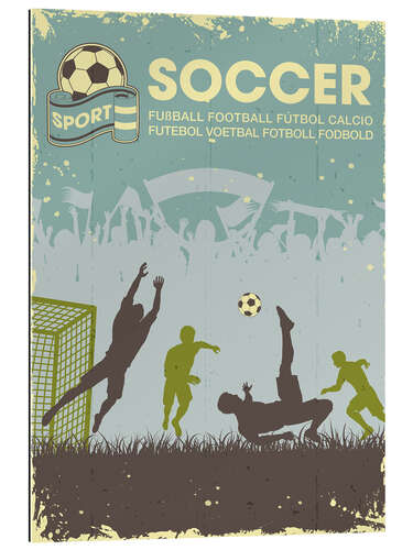 Gallery print Soccer poster