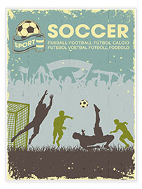 Póster Soccer poster