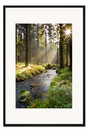 Gerahmter Kunstdruck Bode im Harz