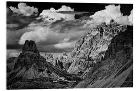 Acrylic print Rifugio Locatelli