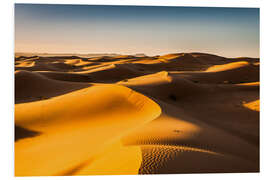 PVC print Desert landscape at sunrise