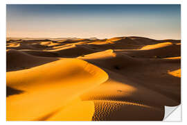 Vinilo para la pared Desert landscape at sunrise