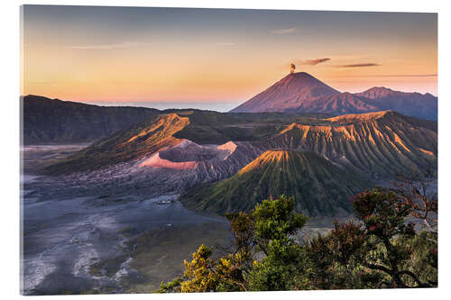 Acrylic print Mount Bromo Sunrise