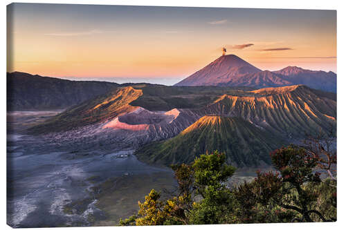 Stampa su tela Mount Bromo Sunrise