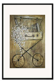 Gerahmter Kunstdruck flower