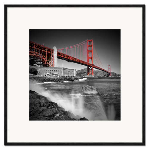 Framed art print Golden Gate Bridge Fort Point