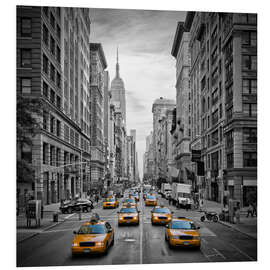 Foam board print New York City, 5th Avenue Traffic