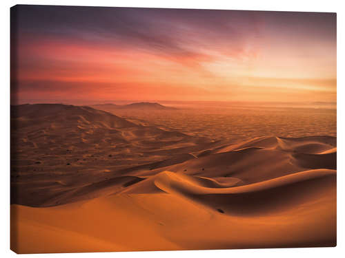 Canvas print Desert Sunset