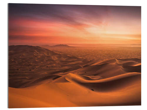 Cuadro de plexi-alu Desert Sunset