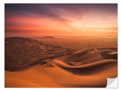 Vinilo para la pared Desert Sunset