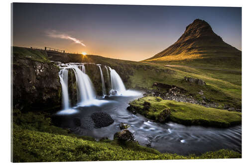 Acrylic print Fair Tyle Countryside in Iceland