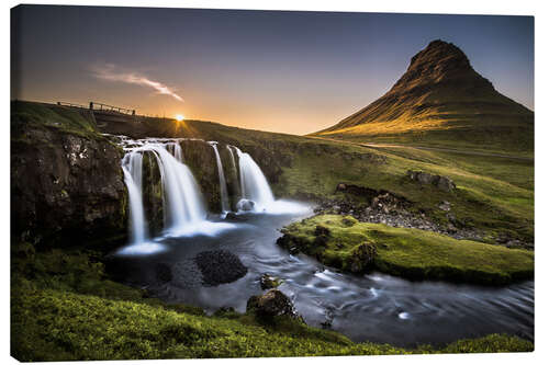 Canvas print Fair Tyle Countryside in Iceland