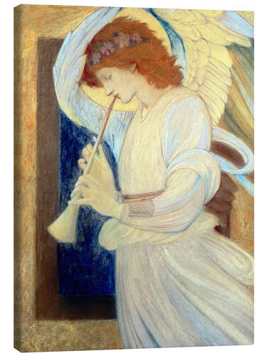 Canvas print An Angel Playing a Flageolet