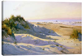 Canvas print The dunes at Skagen's southern beach - Holger Drachmann