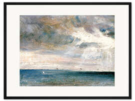 Gerahmter Kunstdruck Studie von Meer und Himmel