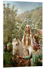 Foam board print Queen Guinevere's Maying