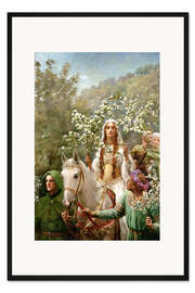 Gerahmter Kunstdruck Königin Guinevere