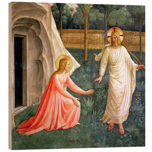 Wood print Noli Me Tangere, 1442