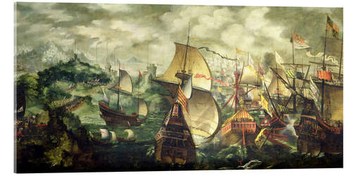 Tableau en verre acrylique L'Armada, 1588