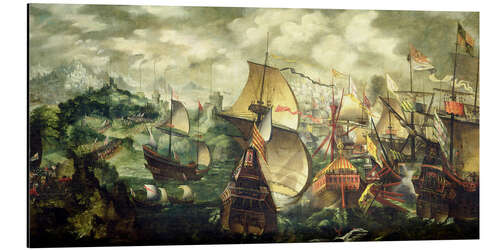 Aluminium print The Armada, 1588