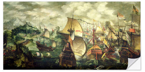 Selvklebende plakat The Armada, 1588