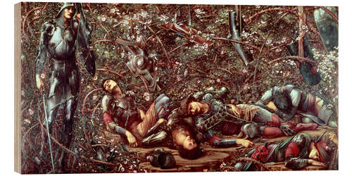 Tableau en bois Briar Rose - The Briar Wood