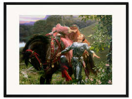 Gerahmter Kunstdruck La Belle Dame Sans Merci