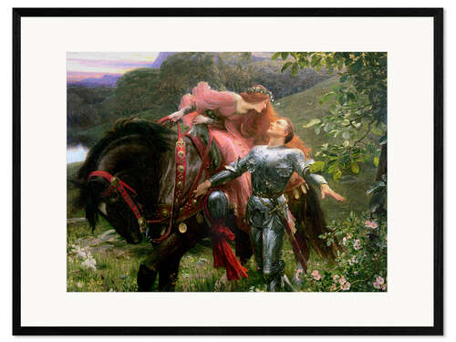 Framed art print La Belle Dame Sans Merci