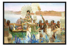 Gerahmter Kunstdruck Auffindung Moses durch die Tochter des Pharao