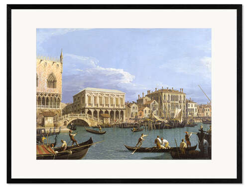 Impresión de arte enmarcada Riva degli Schiavoni