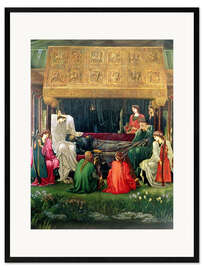 Impresión de arte enmarcada The last sleep of Arthur in Avalon, 1881-98