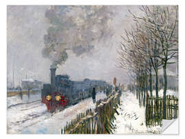 Wall sticker Train in the snow (The Locomotive)