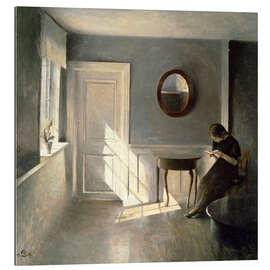 Gallery print Girl Reading a Letter in an Interior