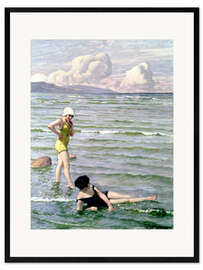 Framed art print Girls Bathing