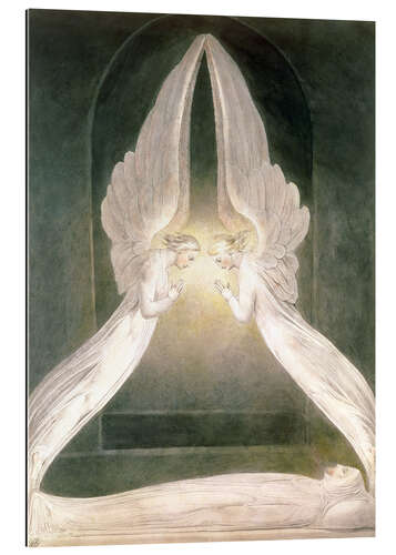 Galleritryk The Angels hovering over the Body of Christ in the Sepulchre