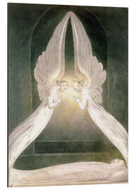 Magnettafel Christus im Grabe, geschützt durch Engel