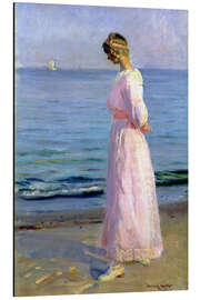 Magnettafel Girl in a Pink Dress, 1914