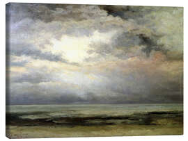 Leinwandbild Die Unermesslichkeit - Gustave Courbet