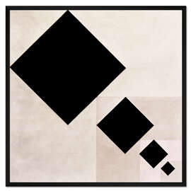 Gerahmter Kunstdruck Arithmetic composition
